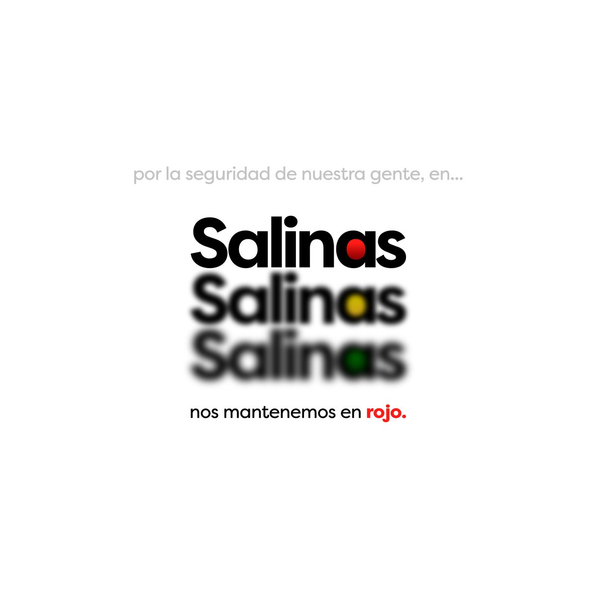 SalinasMagazine's tweet photo. Por la seguridad de nuestra gente, en #Salinas nos mantenemos en #rojo. https://t.co/ECi72AY1dQ