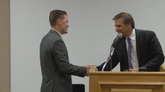 April 27th, 2017: Matt Brackett is announced as HSU’s 28th Men’s Basketball Coach #JustUs 🤠🏀