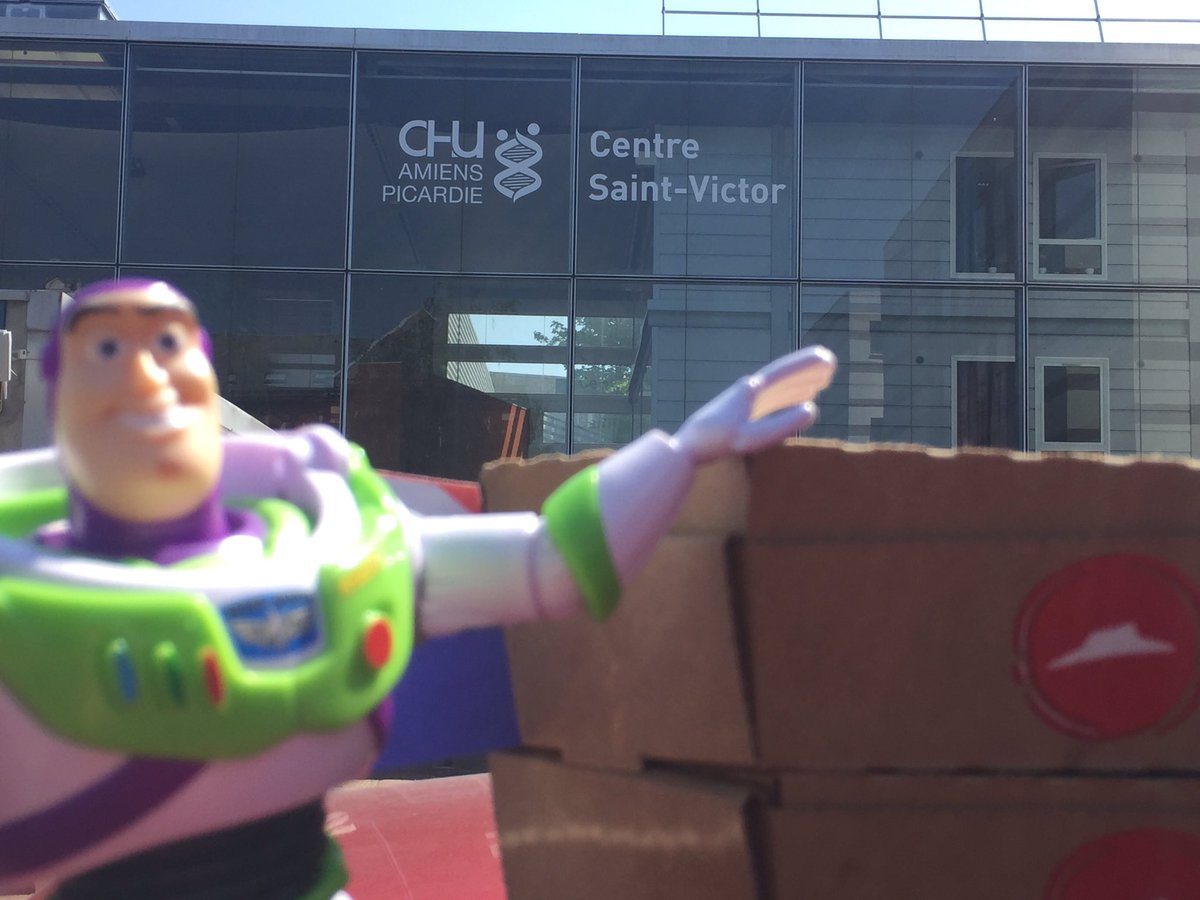 SIGO ❤️<a href="/CHUAmiens/">CHU Amiens-Picardie</a> Saint-Victor ! Merci Maman, Julie, les collègues ! Bon courage à tous &amp; à bientôt ! 😷🤞