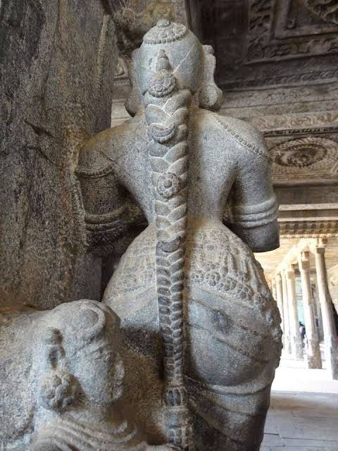 Traditional marriage ornaments of south indian women, "jada" or a long braid ornament which comes in simple gajra style and even single gold or multiple pieces added into hair ending in a suspended ending similar to paranda.It's history too goes beyond 1000 years.