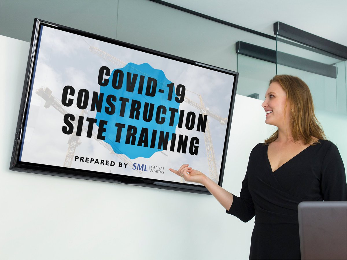 SML_Capital_1's tweet photo. COVID-19 Virtual Construction Site Trainings are available for construction workers and supervisors. Download a sample training here: https://t.co/6uCVLyeMsw Includes videos, downloadable presentations and sample safety plans. #covid19 #construction #safety https://t.co/HUnzafFZdq