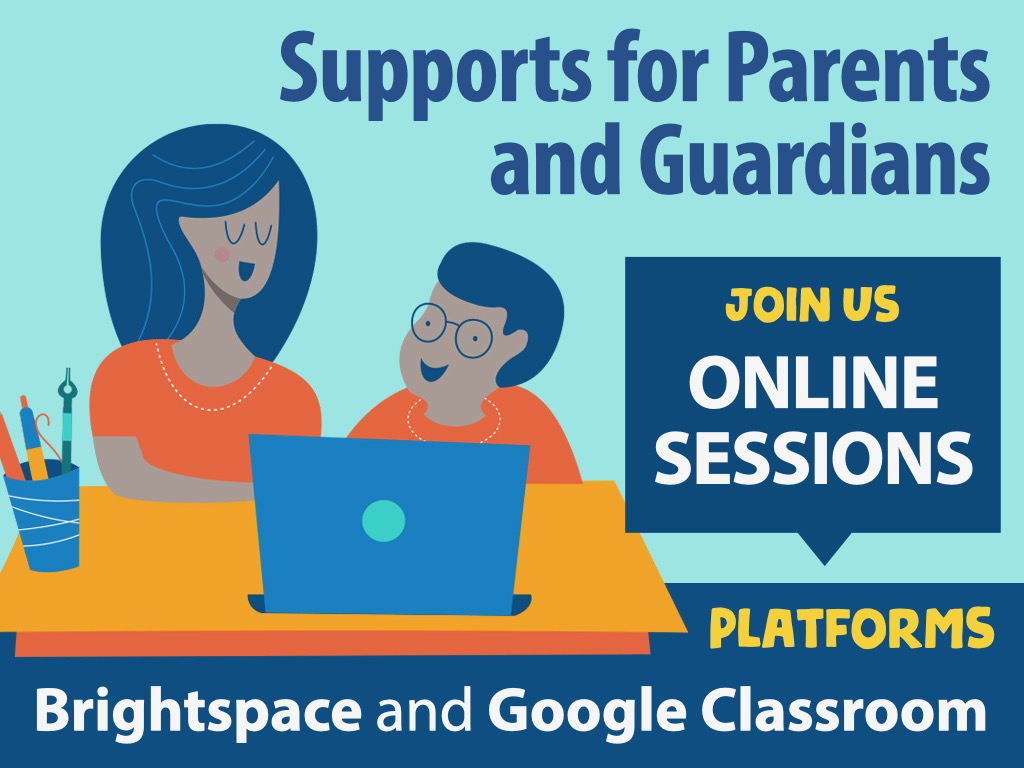 PARENTS/GUARDIANS: #TVDSB is offering FREE online sessions on APRIL 30 (7:30pm) &amp; MAY 7 (9am) to learn about Brightspace and Google Classroom! The session will include a Q&amp;A period with our Learning Tech Team. To JOIN: tvdsb.ca/ParentEngageme…  tvdsb.ca/en/parents/par…