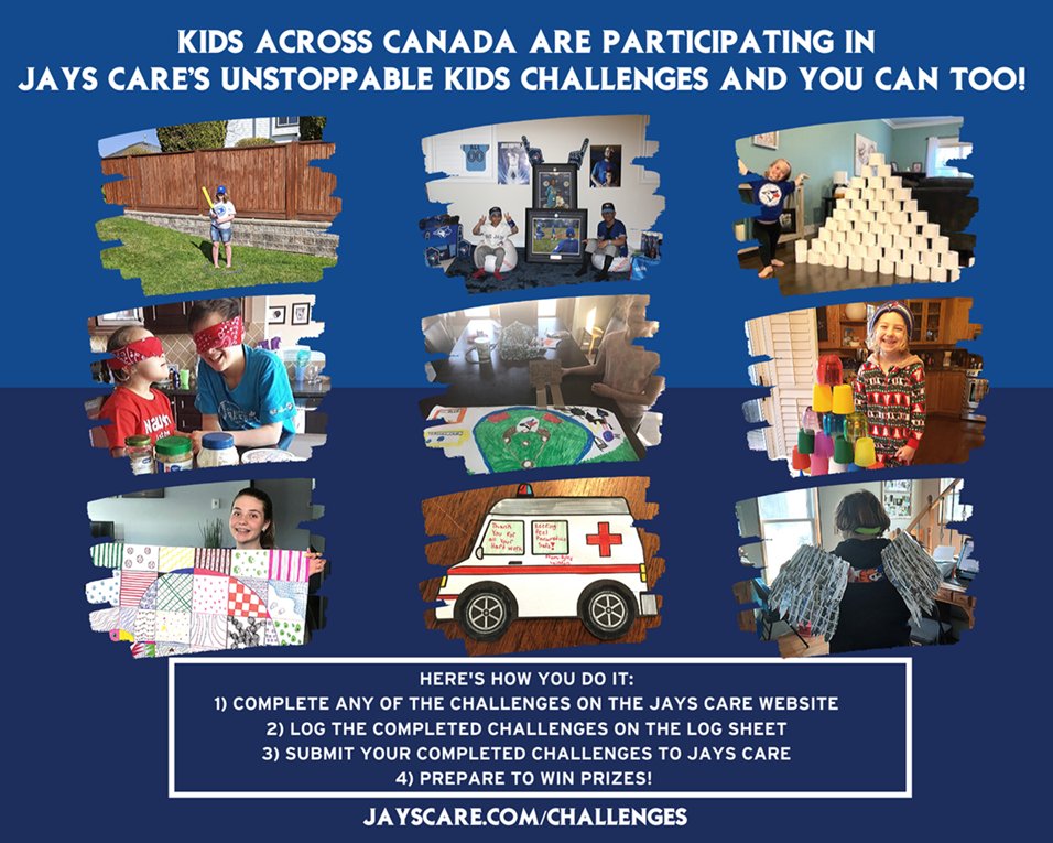 A new batch of Unstoppable Kids Challenges are out now! 

Families and athletes can now complete ANY of the challenges from ANY of the weeks and submit them at the end of the week for a chance to win prizes!