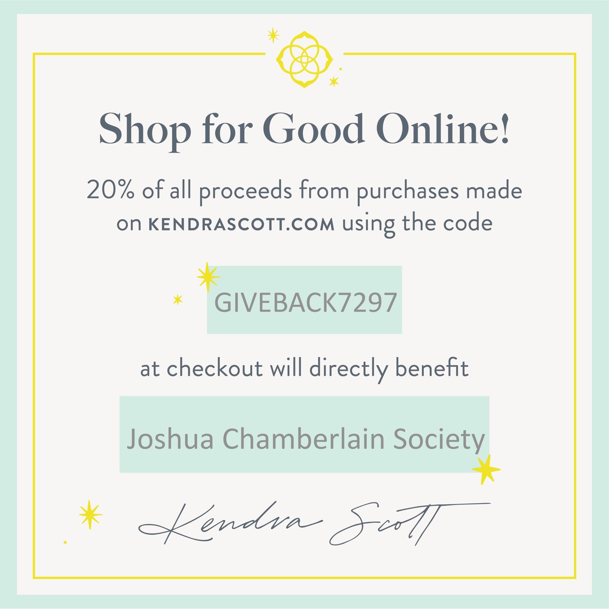 ChamberlainSoc's tweet photo. Support JCS May 1-2 by shopping at https://t.co/ahvEfCbp5K and entering code GIVEBACK7297 to donate 20% of the proceeds back to our Heroes! https://t.co/lP537KnKBD