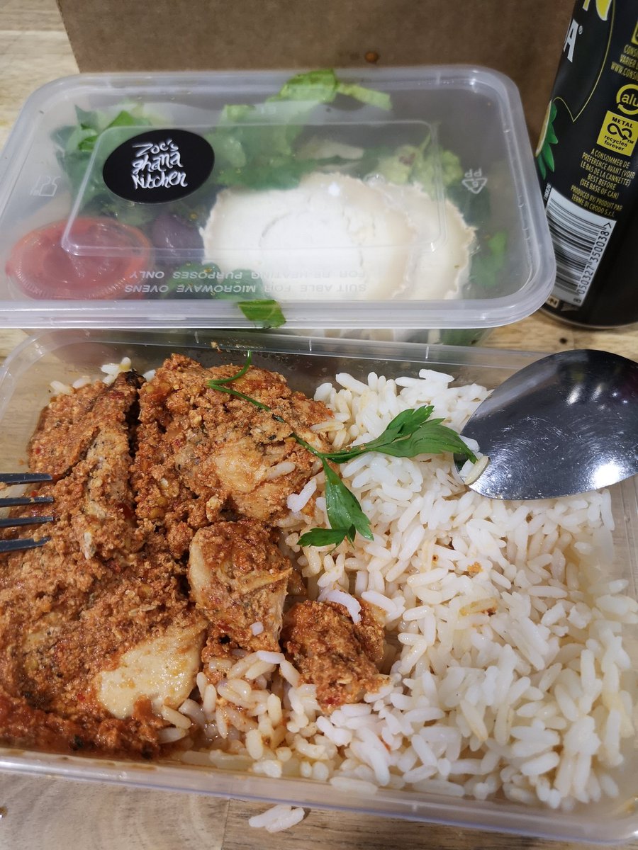 Becky Platt (@beckyplatt3) on Twitter photo Thank you <a href="/GhanaKitchen/">Zoe's Ghana Kitchen #pleasewearamask</a> <a href="/MealsForTheNHS/">Meals For The NHS</a> for this evening's meal - it's delicious!! We really appreciate being looked after
<a href="/ed_rlh/">RLH ED Well-being</a> <a href="/RLHPED/">RLH Paeds ED/Trauma</a> Thank you <a href="/GhanaKitchen/">Zoe's Ghana Kitchen #pleasewearamask</a> <a href="/MealsForTheNHS/">Meals For The NHS</a> for this evening's meal - it's delicious!! We really appreciate being looked after
<a href="/ed_rlh/">RLH ED Well-being</a> <a href="/RLHPED/">RLH Paeds ED/Trauma</a>