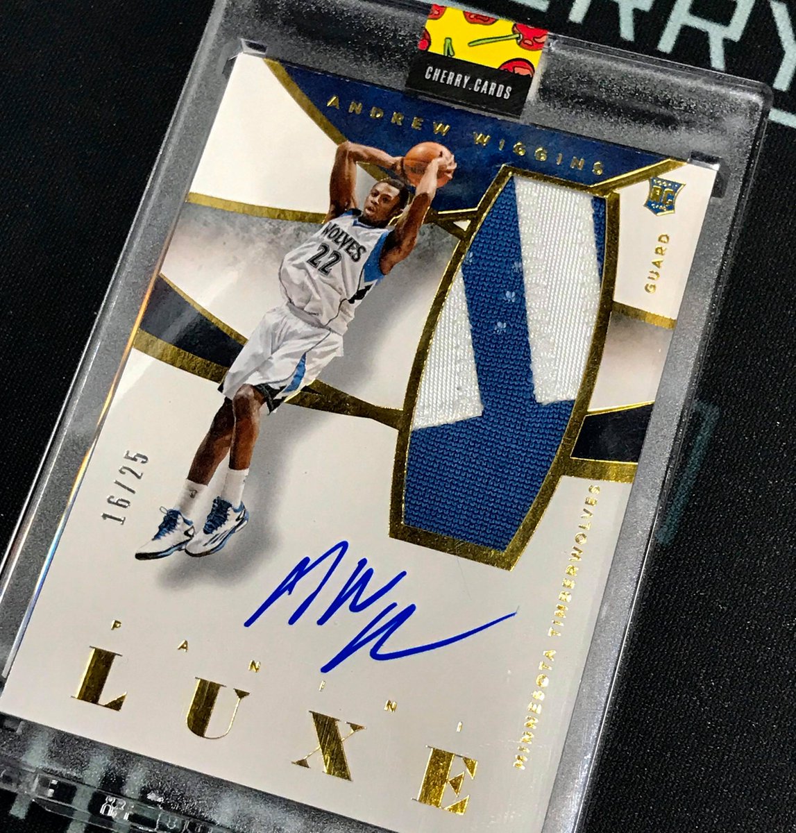 cherrycollect's tweet photo. BIG Wiggins patch auto ππ#sportscards #whodoyoucollect #thehobby #rookiecards #timberwolves #sportscardsforsale #minnesotatimberwolves #andrewwiggins #netflixthelastdance #nbamemes #timberwolvesnation #thelastdance #karlanthonytowns #zionwilliamson #kobebryant #cherrycards https://t.co/NSzUVuALM2