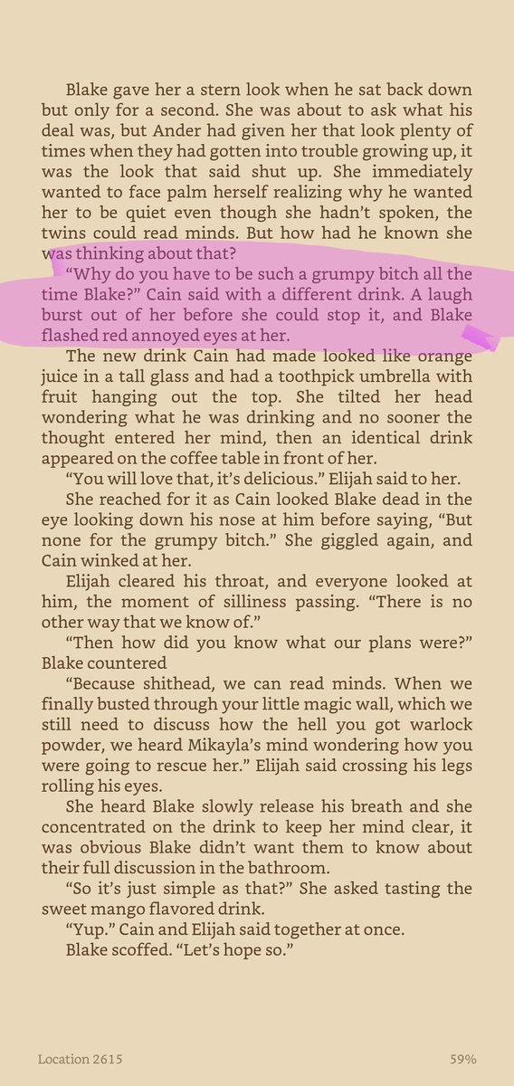 Chelsi_Fountain's tweet photo. When your favorite character (Cain), calls your readers favorite character (Blake), a grumpy bitch. 😂
#demons #warlocks #angels #romance #fantasy #horror #heisthough
https://t.co/FPplOFkalY
Pre-Order live now!! Coming May 1st, 2020. To Kindle Unlimited! https://t.co/zt9tRSVr6B