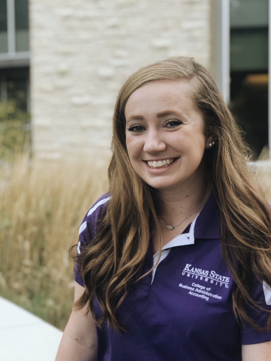 KStateAcc's tweet photo. K-State Accounting is excited to introduce our ACCTG 231 Graduate Teaching Assistants for 2020-2021. @HaiRob12  Hailey Robinson, Madisyn Messenger, and Tanner Dillon. Congrats and welcome aboard! #kstateaccounting #kstateproud https://t.co/7ncBZZUoO7