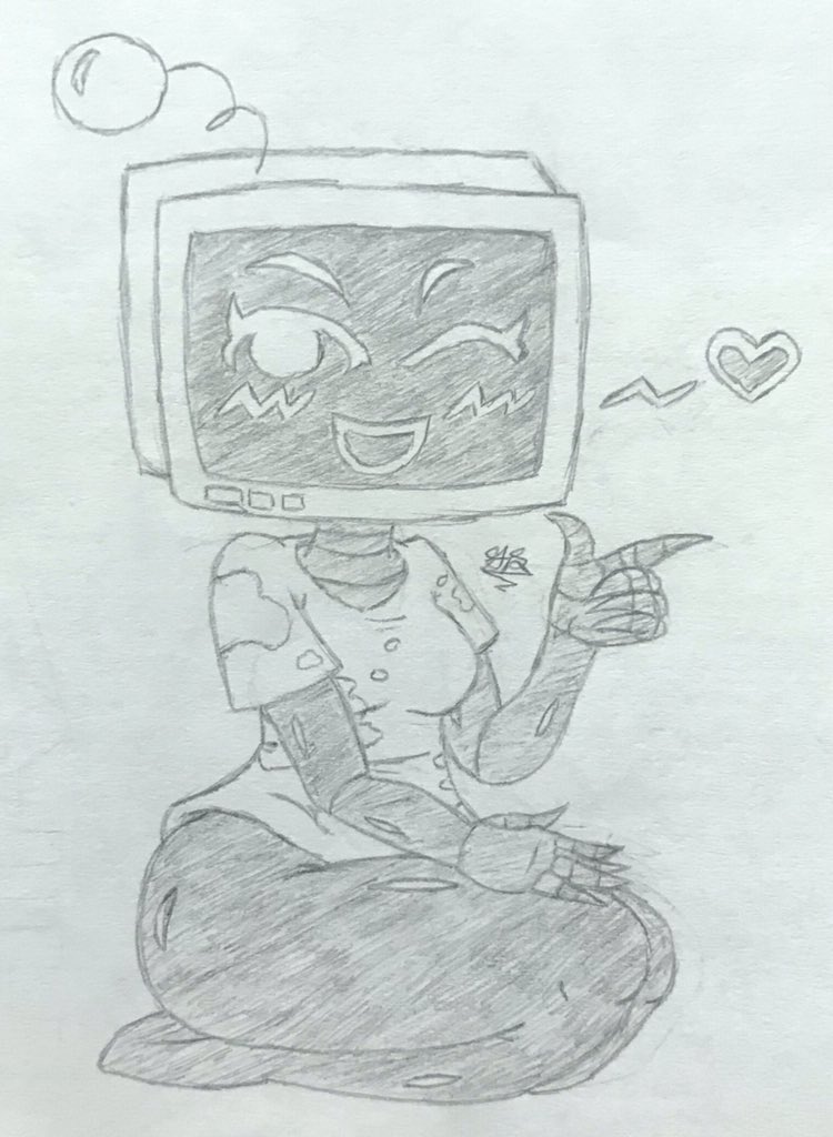 SuperResch64's tweet photo. Heya! The art computer, Arzu, has returned! (Gift for @TrinitroMan) #originalcharacter #artcomputer https://t.co/j62fVGGWiV