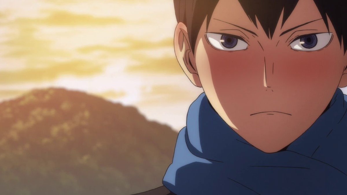 blushy cheeks (kageyama confessing his love in the cold??)