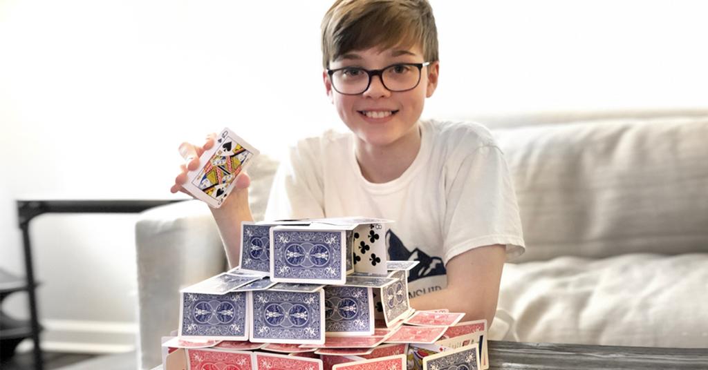 RMHGlobal's tweet image. With fundraising events postponed &amp;amp; cancelled, join the #CardChallenge to support families around the world!

Here&apos;s what you do: 1) Build a card house, 2) Post a photo/video with #CardChallenge, 3) Tag your friends to build it bigger or DONATE at bit.ly/2VQJjtW 💙