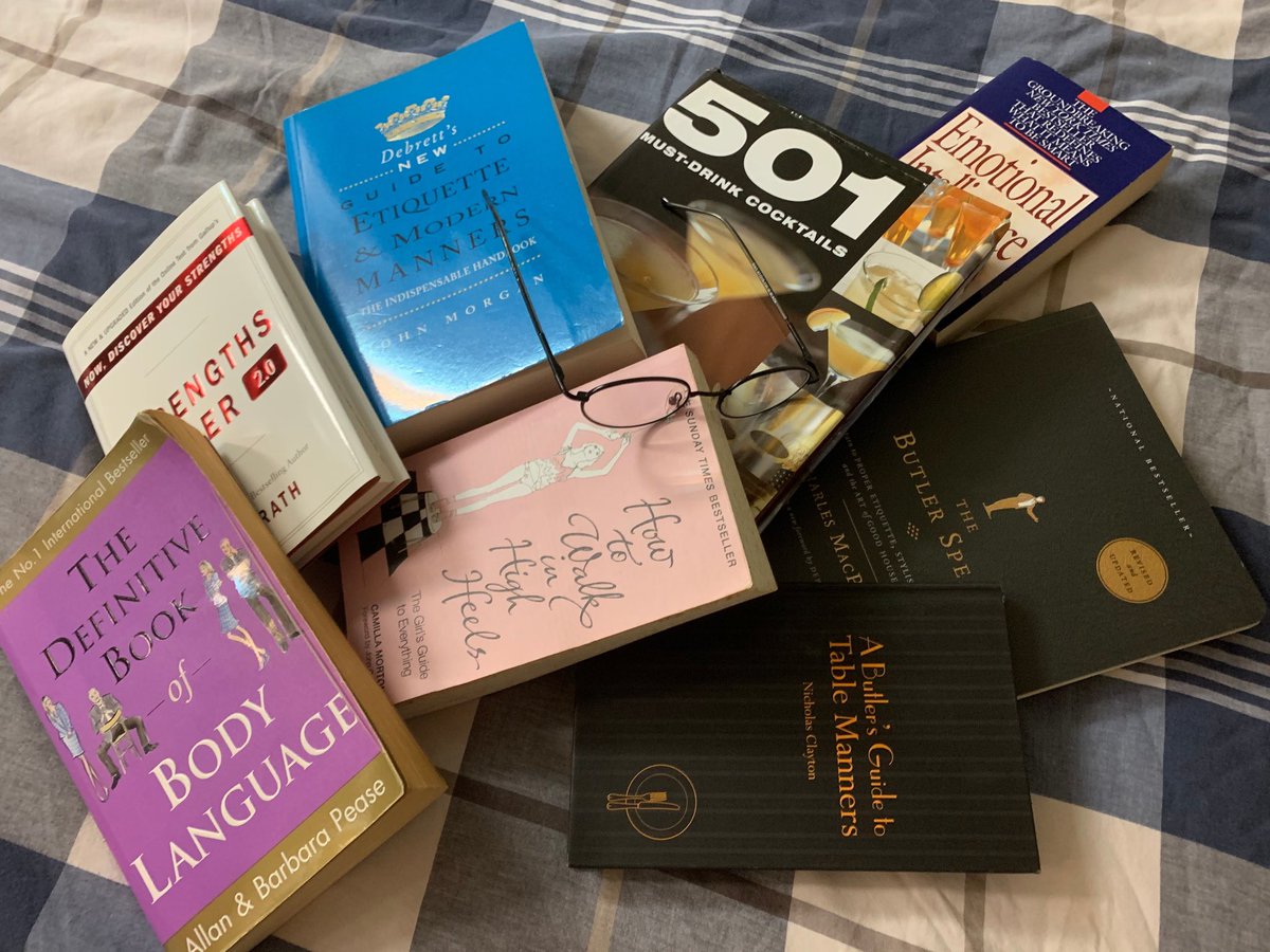NobleAndHitsch's tweet photo. Since there is not much to do on business, one might as well read and educate oneself.⠀
#NobleAndHitsch #Etiquette #ButlerHongKong #HK #HKig #LuxuryLifeStyle #HKButler #manners #goodmanners #covid19 #corona #influenza #coronavirus #keepbusy #sharpenyourmind https://t.co/RoReZqsrRw