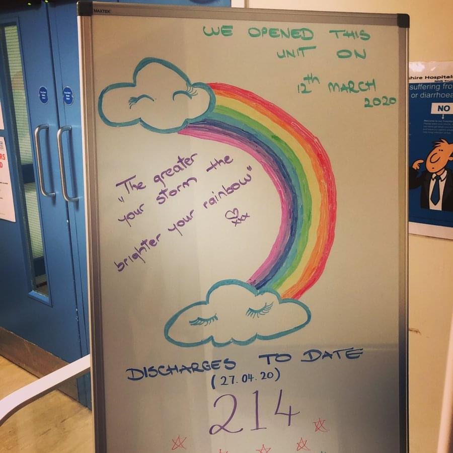 Photo from Watford general.  Amazing 🙏🏻❤️