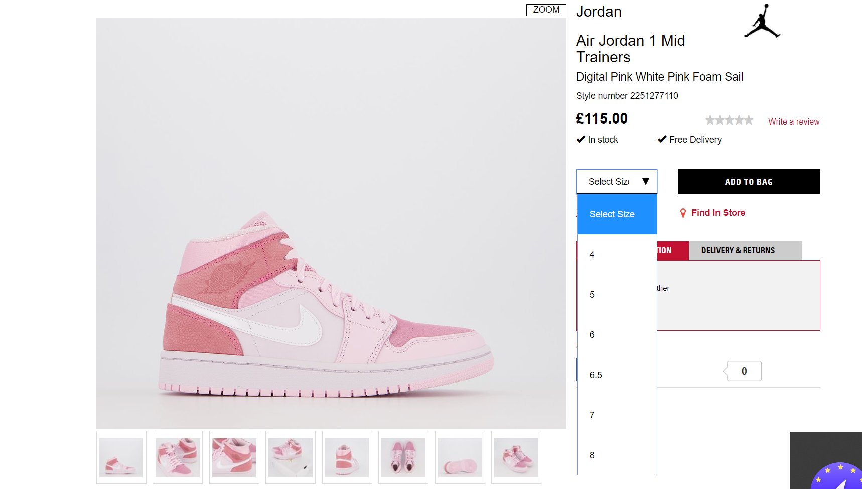 jordan 1 mid digital pink offspring