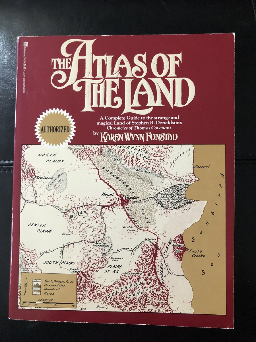 Today’s 2 books on a specific topic—real map collections from fantasy worlds:“The Atlas of the Land” by Karen Wynn Fonstad“The Lands of Ice and Fire: Maps from King's Landing to Across the Narrow Sea” by George R. R. Martin