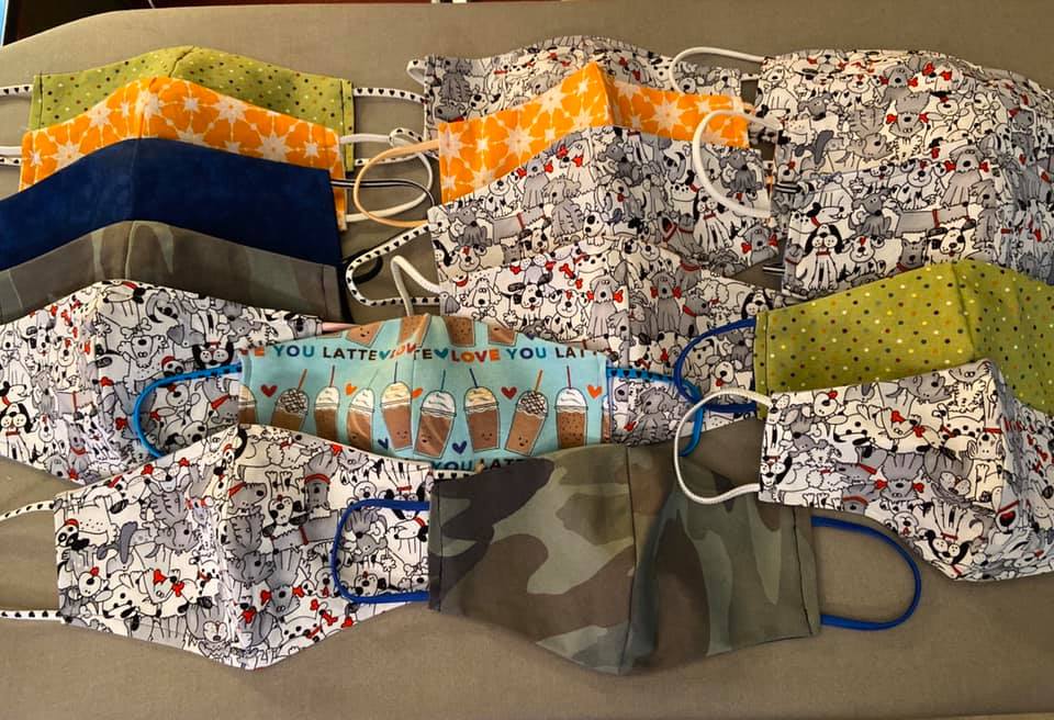 MycuCares's tweet photo. People Helping People.  MyCU President/CEO, Alex Casillas, is sewing masks for his staff and homeless shelter that needs masks for kids and teens.  #MycuCares https://t.co/riNw8bfhh3
