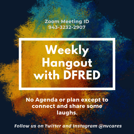 Want to hangout with us this week? This isn't a meeting. This is simply an open space to drop in say hi, and chat with other students. Let's see if we can find some real connection in the midst of the isolation.