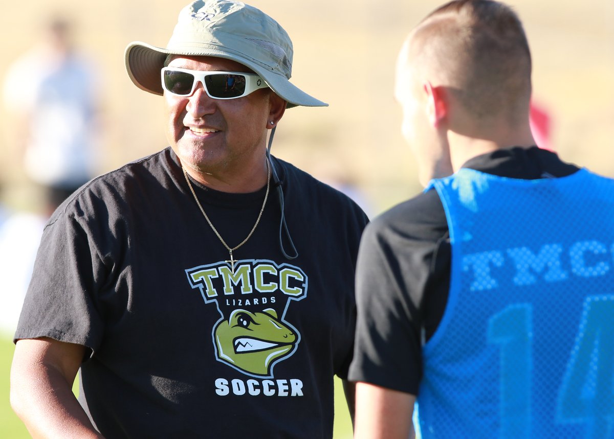 TMCCAthletics's tweet photo. The Mighty Lizards are saddened to share the news of assistant soccer coach Gonzalo Lopez's passing on April 25th from COVID-19. Coach Lopez will always hold a special place in our hearts, and our deepest condolences go out to his family and friends. 🦎💚 https://t.co/sWTE3loxSq