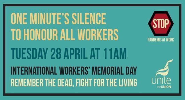 #InternationalWorkersMemorialDay is tomorrow & at a time where frontline workers are dying whilst protecting us from #COVID19 my council @LBofHavering haven’t promoted the minute of silence for workers.

As they won’t, please RT this so everyone knows about it! #IWMD20