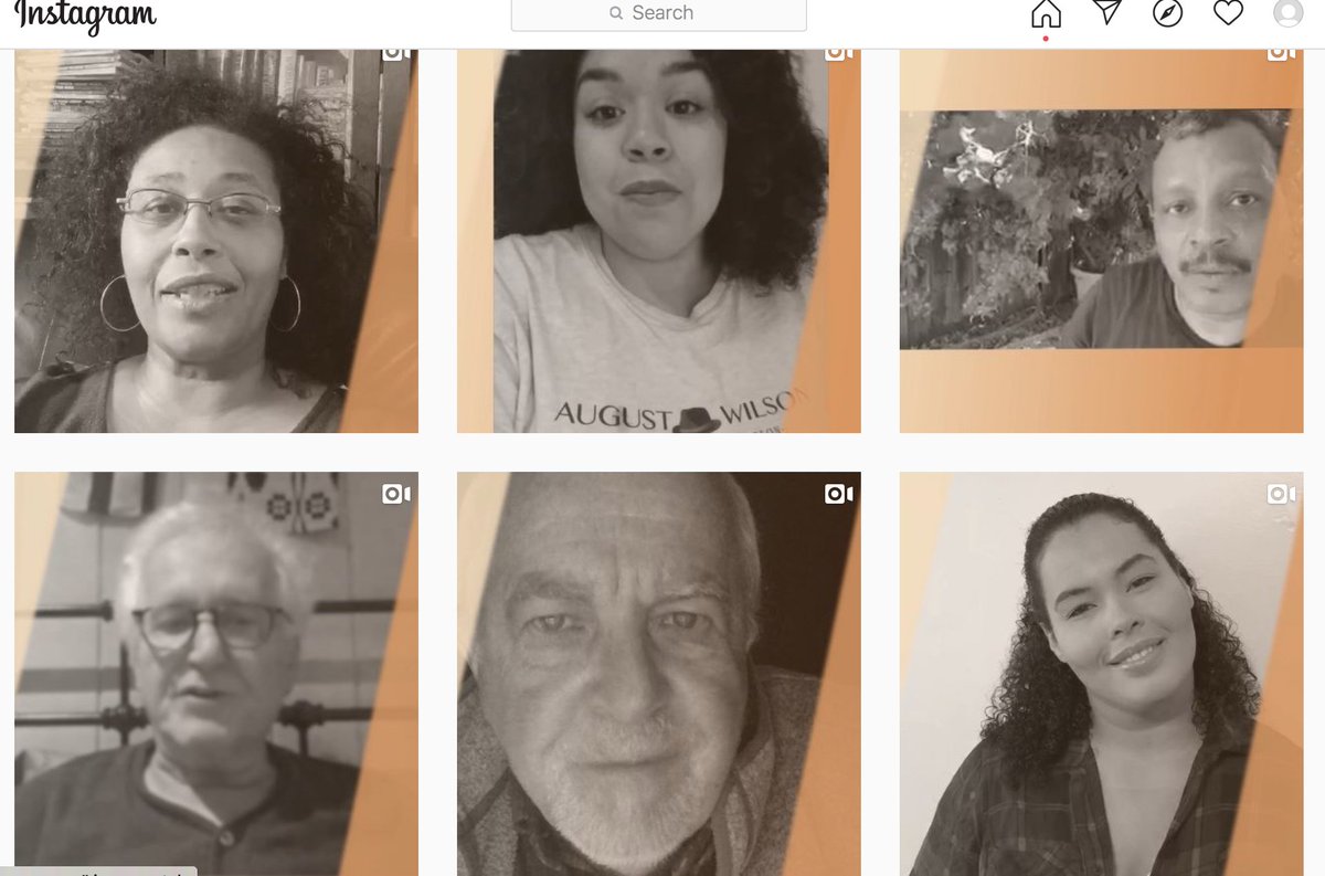 cchrawson's tweet photo. @AugustWilsonHSE By now, 20-some mini-videos celebrating August Wilson's 75th birthday from actors &amp; directors, local &amp; national, are posted on the AugustWilsonHouse Instagram and FB pages -- Kenny Leon, Montae Russell, Jack Viertel, Wali Jamal, etc. Here's a screen shot. Go see. https://t.co/XIxze7wOWA