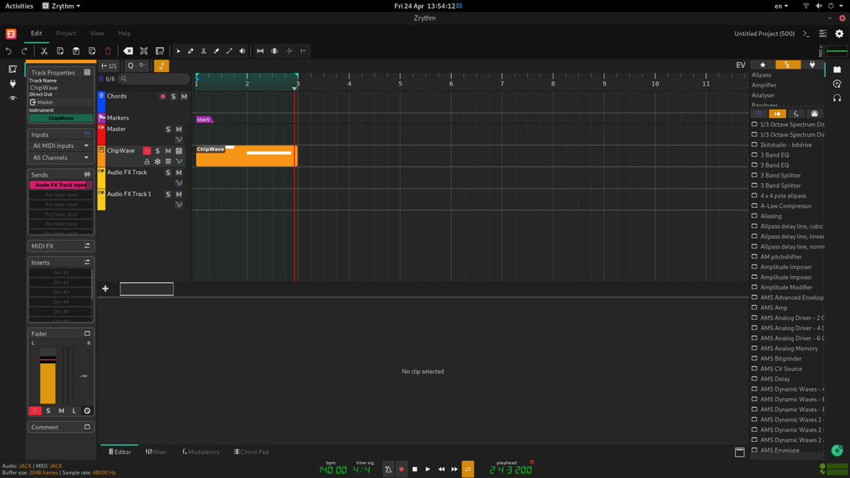 audioonlinux's tweet image. RT @zrythm@mastodon.social
Zrythm 0.8.333 has been released!

Find out more and join the discussion at forum.zrythm.org/t/zrythm-0-8-3…

#Zrythm #DAW #musicproduction
mastodon.social/@zrythm/104068…