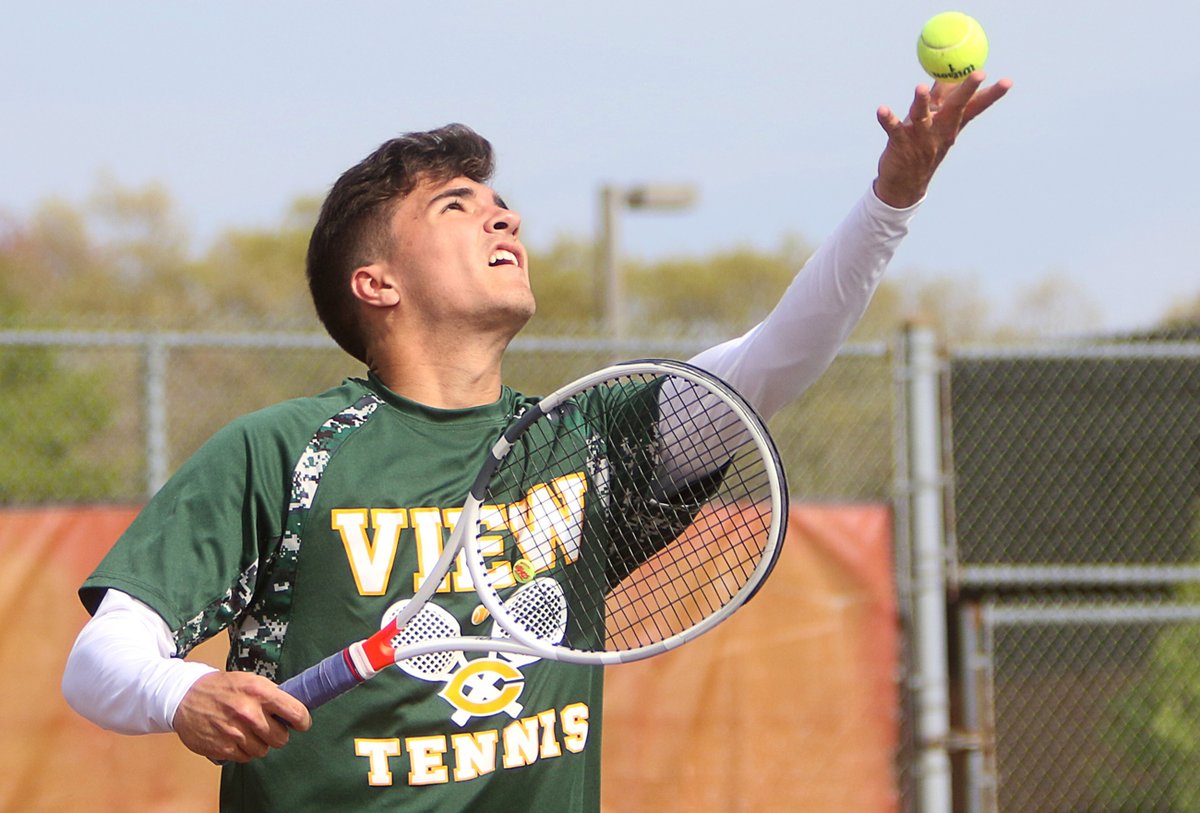 JerseyAlPhotos's tweet photo. Time for some #tennis from the Clearview (@viewathletics) vs. Delsea (@delseaathletics) tennis match played on April 25, 2019. Hope everyone #MissingSpringSports enjoys the pictures! The full gallery can be found here: https://t.co/nM5otdS9UR https://t.co/e3ZnDynsKl