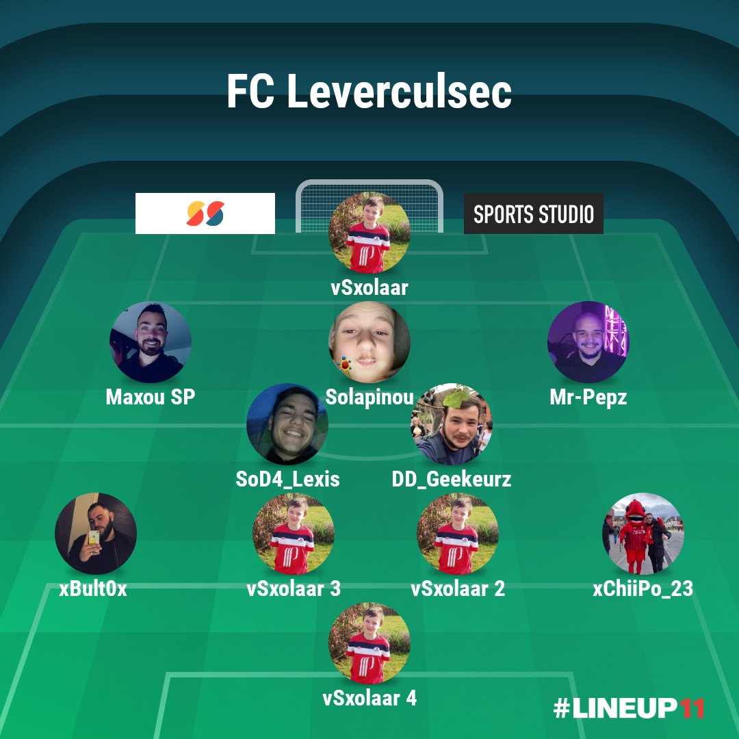 Voici notre composition pour ce soir, une spécial cassage de cul comme dirait nos ultra, ce soir les tribunes vont trembler messieurs.