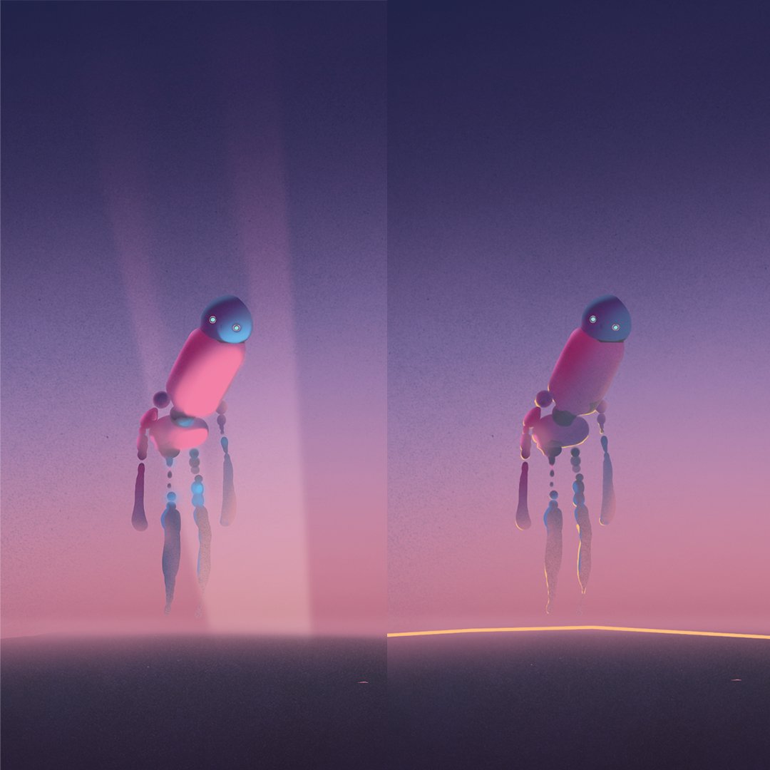 transformsai's tweet photo. It was exciting to watch our agents evolve to what they are today. Here are a few of the concepts the talented Nick Counter created for our little beings. 
.
Co-Produced with @thenfb 
.
.
#TransitionalForms #AgenceFilm https://t.co/bh5k2EIXWM