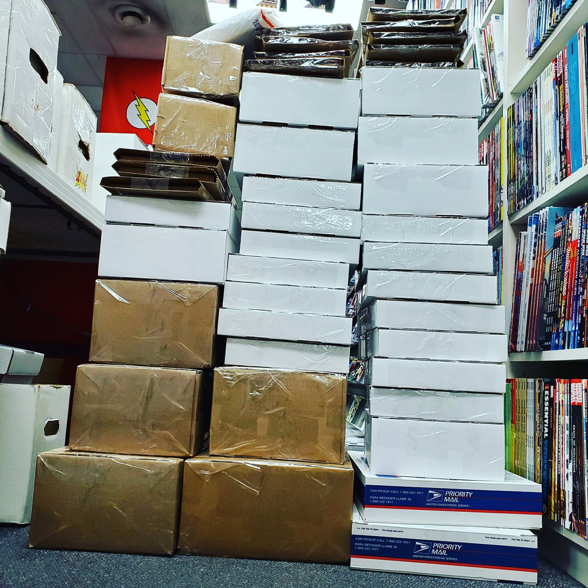 ZappComics's tweet photo. Looks like we gotta make ANOTHER run to the Post Office Today. @ZappComics
THANK YOU ALL FOR YOUR SUPPORT!
#zappcomics #mysterybox #usps #mailrun #mailcall #PAYITFORWARD #supportlocalbusiness #supportsmallbusiness #supportcomics #supportcomicshops https://t.co/oz83YBq9at