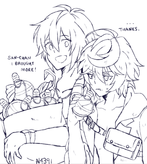 Potion Rkgk
(I'd like for them to work together as a team someday....) 