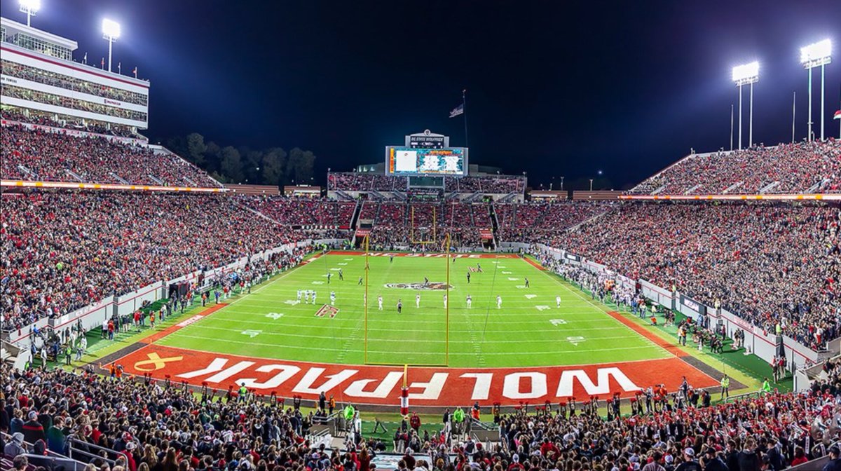 Seating capacity of Carter-Finley Stadium, home to NC State Wolfpack: 57,583.Total  #coronavirus deaths in the US, per the CDC, as of yesterday: 53,922