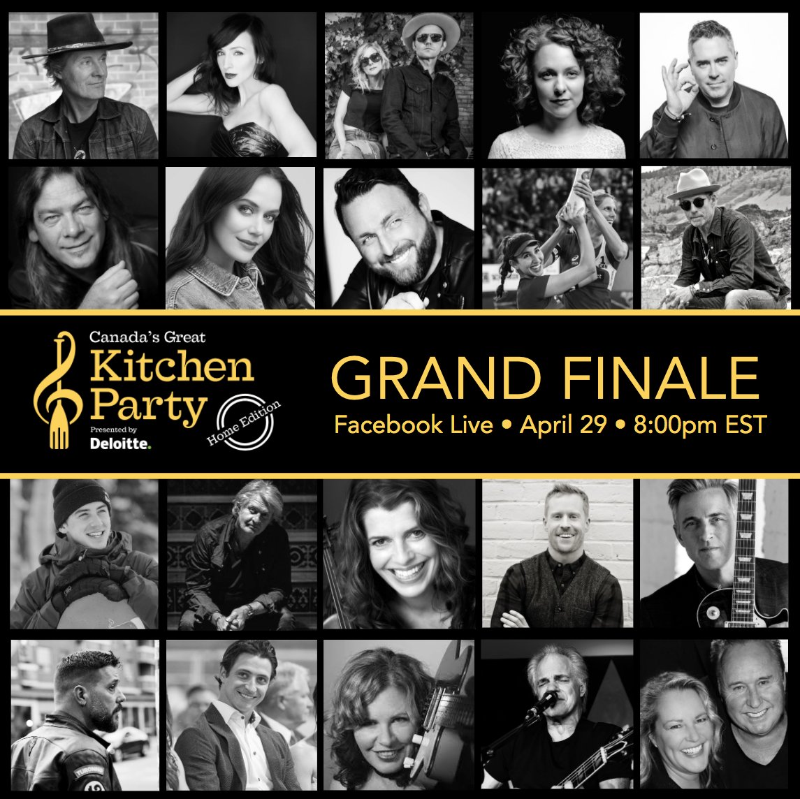 Canada's Great Kitchen Party (@gkitchenparty) on Twitter photo Get your #TakeOutDay order ready: the KP Home Edition GRAND FINALE is coming Wednesday April 29th @ 8pm EST! Let's dine together, Canada! <a href="/canadatakeout/">Canada Takeout 🍽️ #TakeoutDay</a>
🖥️ Watch the stream on our Facebook page: facebook.com/greatkitchenpa… Get your #TakeOutDay order ready: the KP Home Edition GRAND FINALE is coming Wednesday April 29th @ 8pm EST! Let's dine together, Canada! <a href="/canadatakeout/">Canada Takeout 🍽️ #TakeoutDay</a>
🖥️ Watch the stream on our Facebook page: facebook.com/greatkitchenpa…