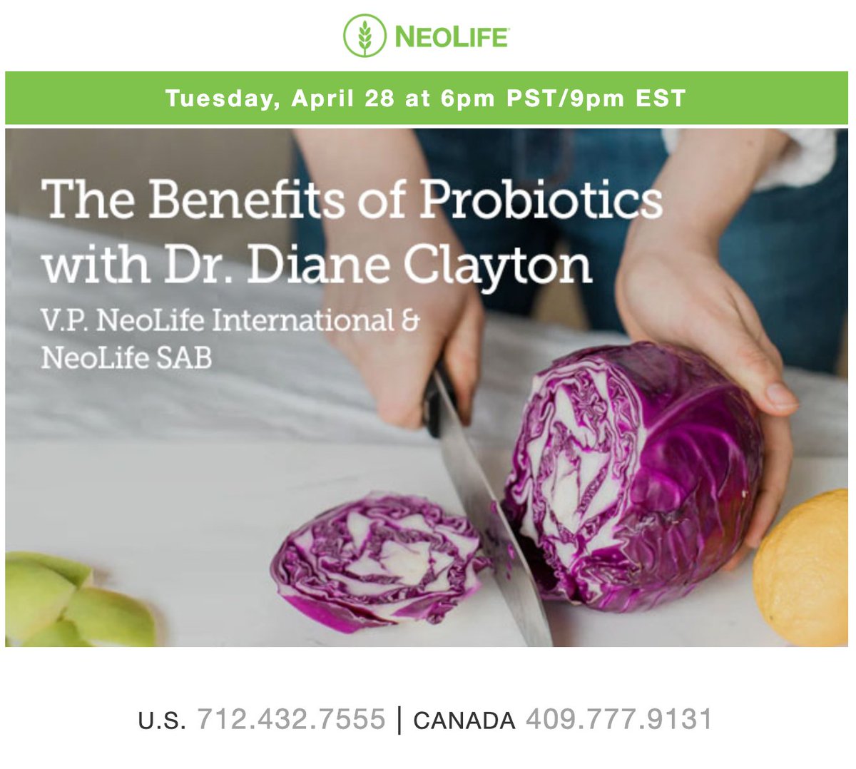 NEOLIFECLUB's tweet photo. Among the many roles played by these beneficial microbes include a wide array of benefits for digestion, and overall immune balance. Join Dr. Clayton as she discusses more about recent developments in #probiotics science! #NeoLife https://t.co/5Dvj8NlJ7R