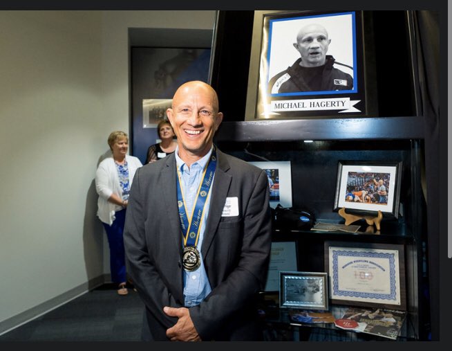Enjoyed having Mike Hagerty Zoom with our team today! Coach Hagerty is a retired HS head coach in MO as well as a retired Division I official!