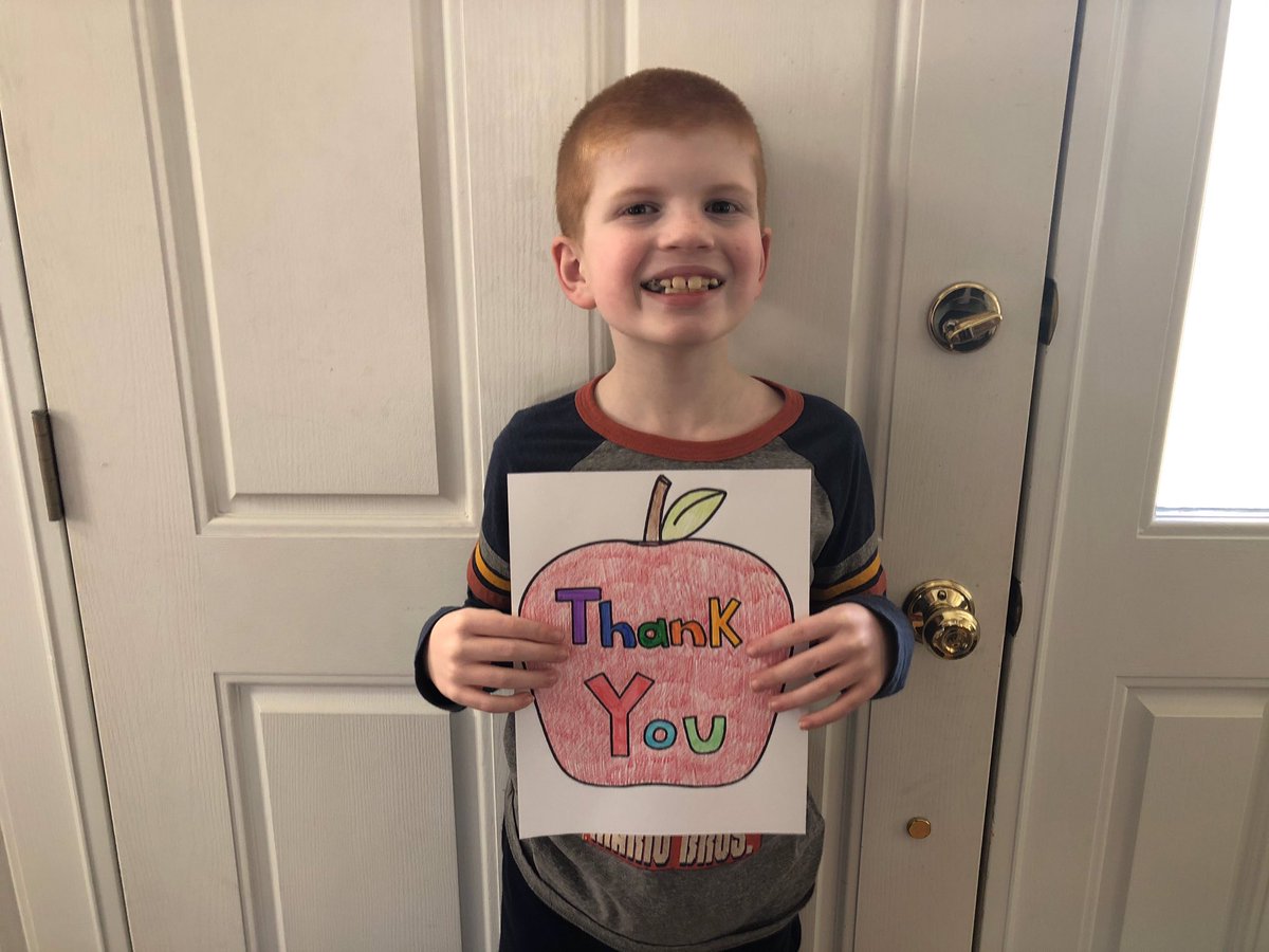 Join our “virtual" Staff Appreciation week May 4-8! Please send us pictures of your Bear  holding a Thank You sign.  Only the words "Thank you" should be on the sign but be creative with chalk, paint, markers, printed etc. Email them to BARTLETTPTOSL@GMAIL.COM
