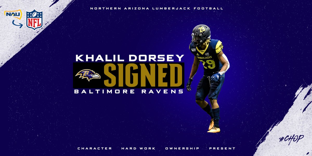 NAU_Football's tweet photo. OFFICIAL: @CaptainCookus10 (@Giants) and @HUMBLE_10_ (@Ravens) are headed to the @NFL!

📰 https://t.co/AlzYwGUGl5

#NAUStrong ⚒️🌲🏈 #BigSkyFB https://t.co/wBHcSINASw