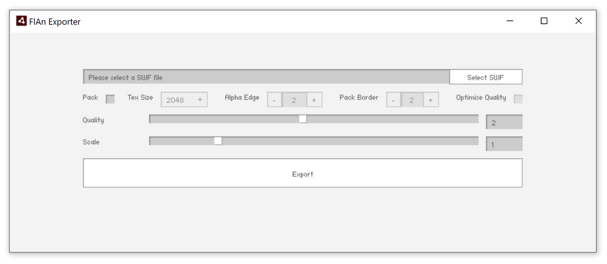 Luckily, I have a solution. One that I’ve been working on for 7 years now: the FlAn exporter! I first built it for Detective Grimoire back in 2012, it’s been used in every single game that SFB Games has released since then. Yes, even that one. Here’s the simple interface (8/20)