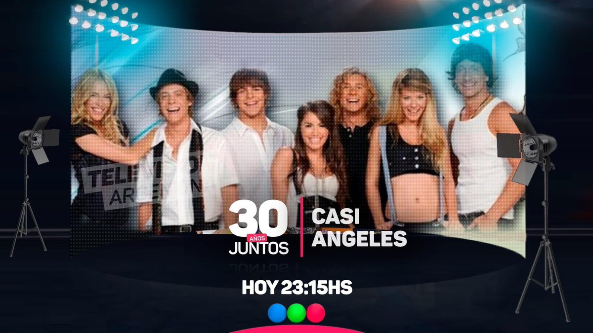 NicoChini's tweet photo. FALTA UNA HORA! Hoy en #30AñosJuntos llega #CasiAngeles https://t.co/AAxZOVTxhP
