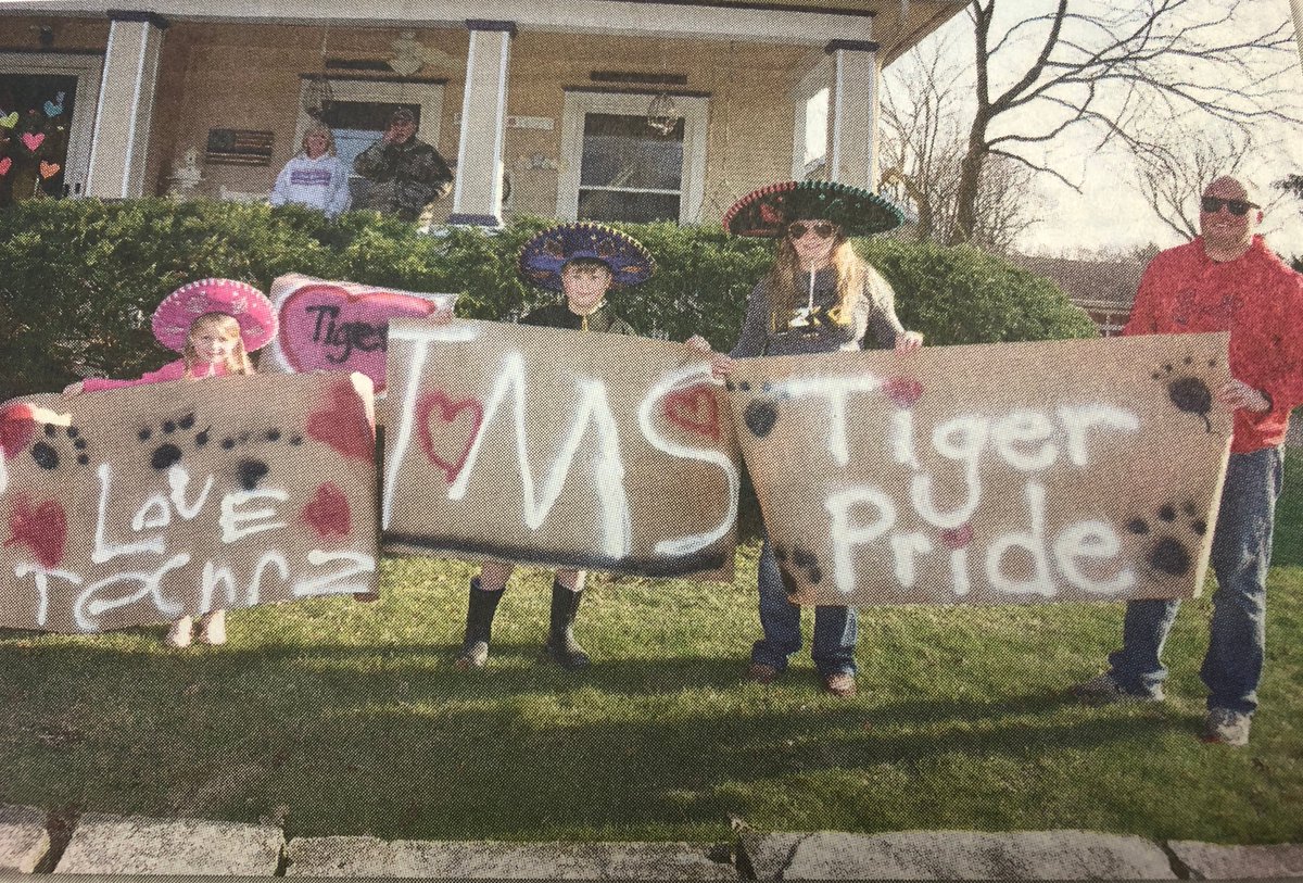 TiptonTigersMS's tweet photo. Take a look at these TMS kids & families who were in the Tipton Conservative recently. Great to see some smiling faces even if they are not in the building. π
π°
#TMSTigerPride https://t.co/p5T4zEZY9O