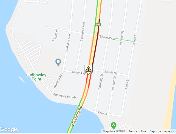 LiveTrafficNSW's tweet photo. WINDANG: Traffic on Windang Rd is affected in both directions by a car and motorcycle crash near Cedar Ave. Allow extra travel time. https://t.co/9hVnlKyCN3