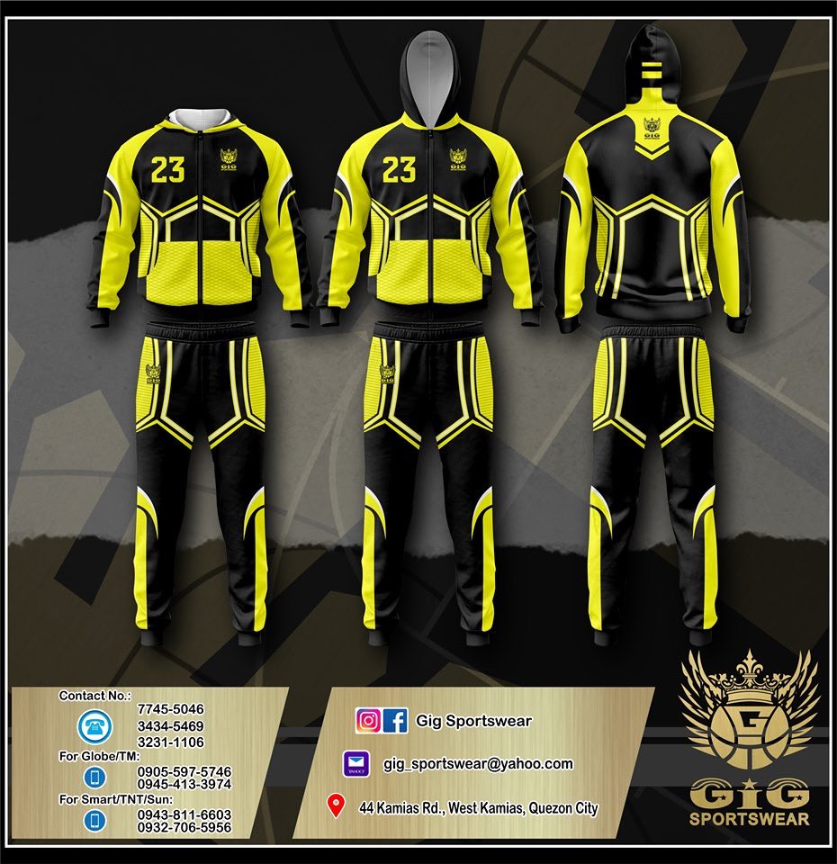gig_sportswear's tweet image. Black and yellow bumble on the go! Ready for sports or even casual wear. 😎 Hitt the message button for orders! 

#customizedjacket 
#weargig
#customizedsweatpants