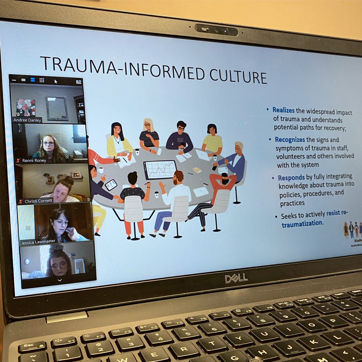 Collaborating and working with Jessica at Kindred Leaders has been an incredible experience for our staff. Thank you for your insight and direction today! #traumainformed #kindredleaders #agencyculture