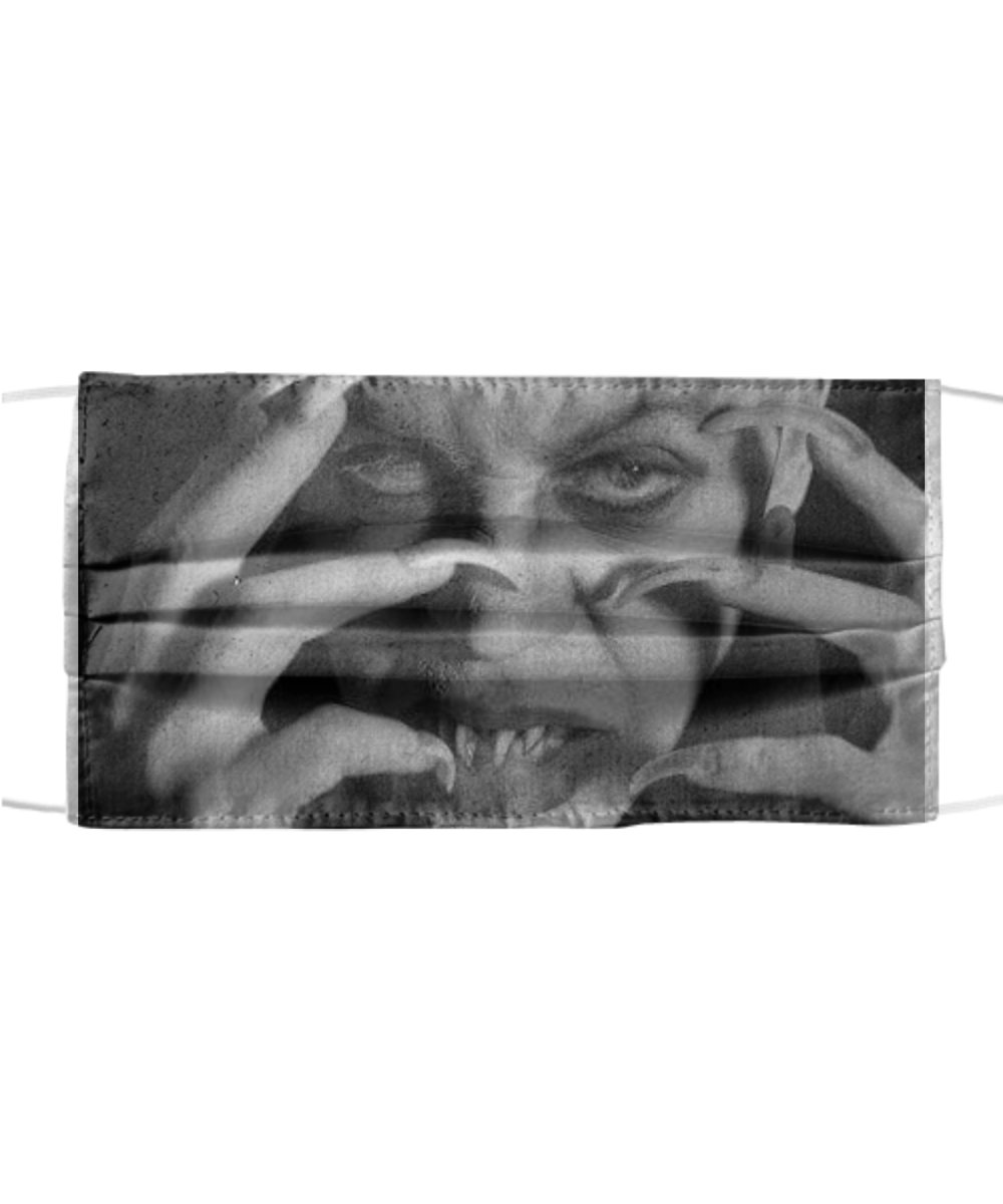 Share your dark and sticky style while you shop for groceries, hit the pharmacy , quarantine be damned!
Get your NosfeRONtu Vampire Face Mask! Grab yours now and be Pandemic Perfect! V""V

#PPE #Facemask #Vampire #GothicFashion

gearbubble.com/nosferontumask