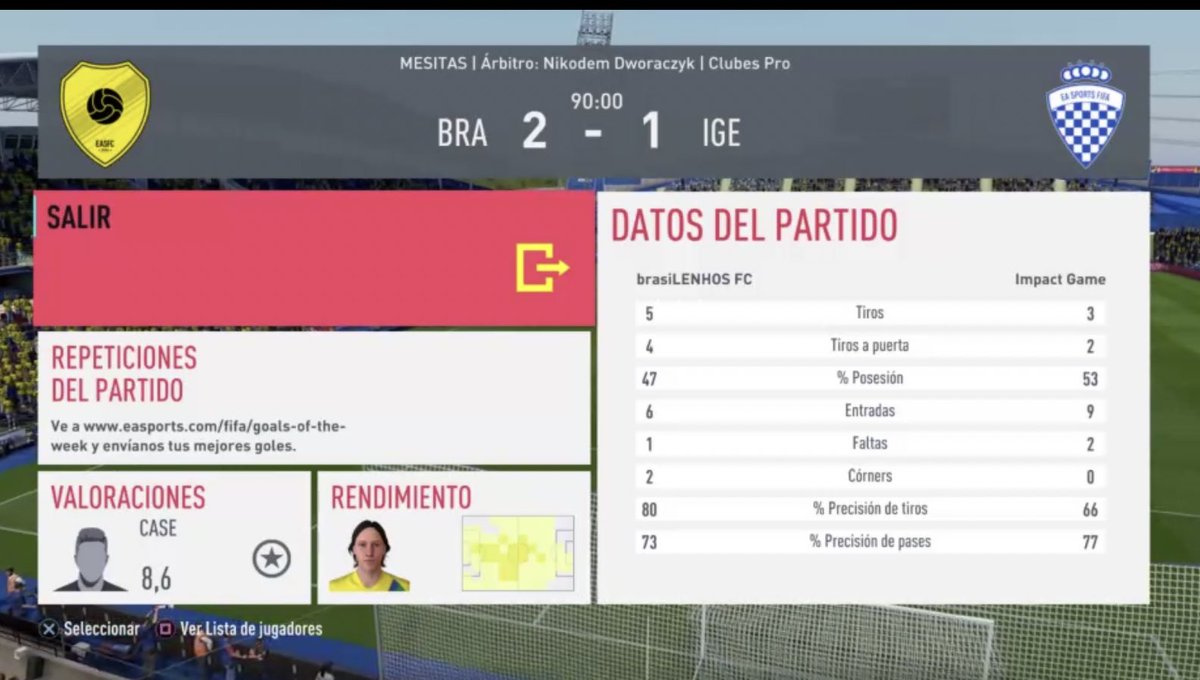Empezamos VFO con victoria, gran trabajo del equipo que plasmó en el partido lo entrenado durante la semana #gobrasiLENHOSgo 🔵