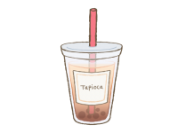 タピオカミルクティーのtwitterイラスト検索結果