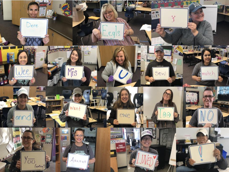 We miss our Eagles!!  #AVFollowmylead  #TCSDShare #TogetherTCSD <a href="/terrimart87/">Terri Martindale, Ed.D.</a> <a href="/MrsFerreiraTCSD/">𝕃𝕒𝕦𝕣𝕖𝕟 𝔽𝕖𝕣𝕣𝕖𝕚𝕣𝕒</a> <a href="/angbettencourt/">Angela Bettencourt</a> <a href="/hsilva13/">Heather Silva</a> <a href="/JaimeCrook4/">Jaime Crook</a> @MRomeiro68 <a href="/BaileyAyonna/">Ayonna Bailey</a> <a href="/DaneeNogues/">Danee Nogues</a> @Diane_Ortiz007 @UrsulaEnos <a href="/feeltheburnsPE/">Sarah Burns</a> <a href="/j_porchia_9/">Jenna Porchia</a> <a href="/amymendes16/">amy mendes</a>