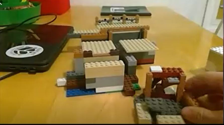 julie_fishburn's tweet photo. We had our Honors World History @zoom_us today &amp; Ss shared WAY COOL models of WWI trenches. Peter did an awesome cross-section, Jackson made his own dough and molded his &amp; Will built his with legos. SUPER cool!���💥#OWSocialStudies @OlatheSocSt  @OWNovacekOWLS https://t.co/6RslA4tDbJ