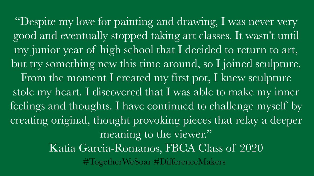 FBEagles's tweet image. Katia Garcia-Romanos is another FBCA student chosen as a finalist in the TAPPS 5A Art State Championship. FBCA’s Visual Arts Program has been recognized at the local, state, and national level. This program is an 8-time TAPPS 5A State Champion. Great job, Katia! #TAPPSArt 🦅