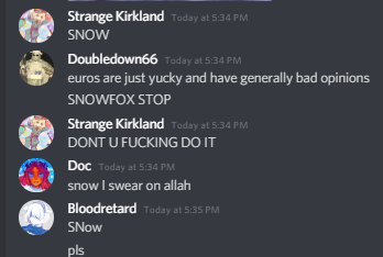 SnowFoxCS_Worse's tweet photo. the 4 stages of me showing off my shitposts featuring my friends https://t.co/Aj2JYtT1dZ