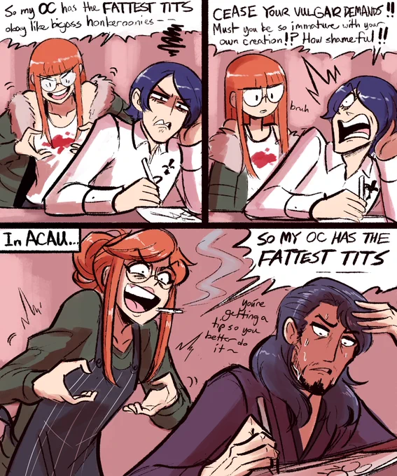 Yusuke: BIGGER TITS SHE SAYS--

ACAU: https://t.co/YosZQMRHYn 